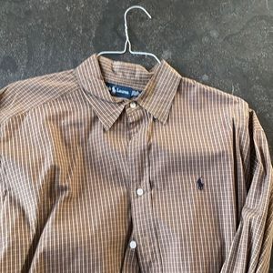 Mens long sleeved polo shirt